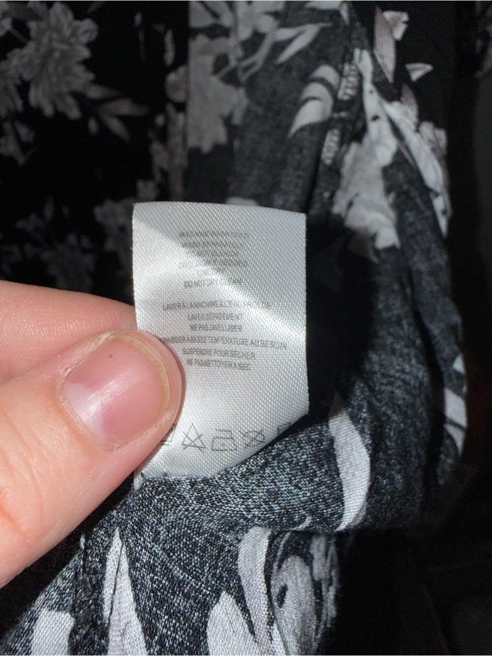 Spiritual Gangster Black Cream Floral Tie-Front Coverup - Picture 8 of 8
